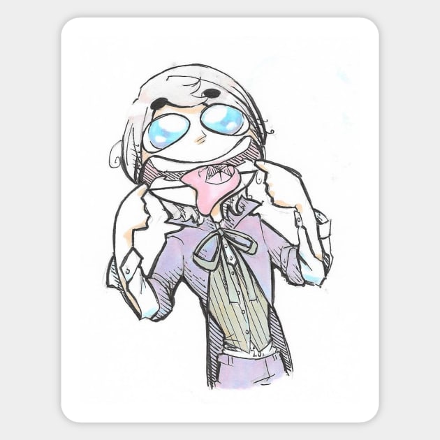 alois silly faces black butler Sticker by toothy.crow